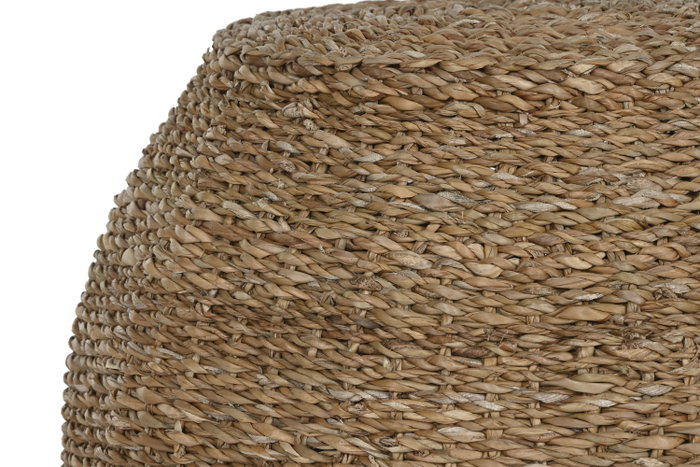 DKD Home Decor Mesita Auxiliar Seagrass Natural 44x44x43 cm