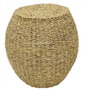 DKD Home Decor Mesita Auxiliar Seagrass Natural 44x44x43 cm