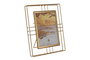 DKD Home Decor Marco de Foto 13x18 cm Dorado Metal y Cristal 23.5 x 18.5 x 2.5 cm