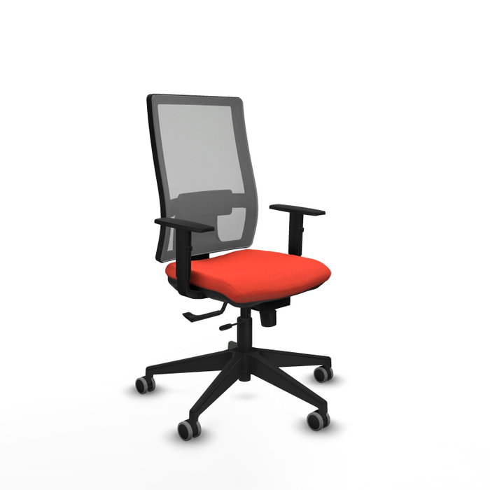 PIQUERAS Y CRESPO Silla de oficina Horna Naranja oscuro y Gris PIQUERAS Y CRESPO Silla de oficina Horna Naranja oscuro y Gris