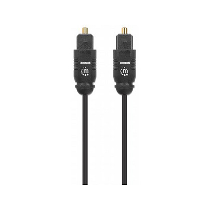 MANHATTAN Cable de audio digital óptico Toslink 2 x Toslink S/PDIF 1m Negro MANHATTAN Cable de audio digital óptico Toslink 2 x Toslink S/PDIF 1m Negro