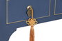 Consola Oriental DKD Home Decor Azul Dorado 26 x 80 x 96 cm