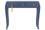 Consola Oriental DKD Home Decor Azul Dorado 26 x 80 x 96 cm
