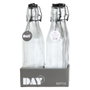 Day Botella de Vidrio Rayas 500 ml con Tapón Mecánico