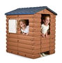 Feber Casa de Juegos Camping Cottage de Plástico para Niños, Multicolor - 104x90x1,18 cm