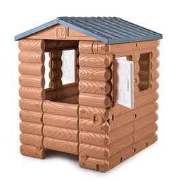 Feber Casa de Juegos Camping Cottage de Plástico para Niños, Multicolor - 104x90x1,18 cm