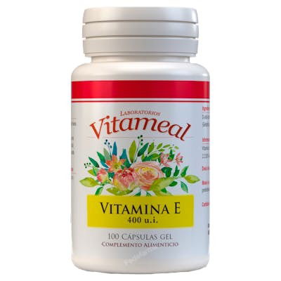 VITAMEAL Vitamina E 400Ui D-Alpha Tocopherol 100 Cápsulas VITAMEAL Vitamina E 400Ui D-Alpha Tocopherol 100 Cápsulas
