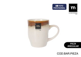 La Mediterranea Mug 240 ml "Fustam" Md 7.3 cm Ancho x 8.9 cm Alto x 11 cm Largo (48 Unidades)