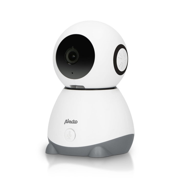 Alecto Monitor de Bebé Wi-Fi con Cámara, Blanco/Gris