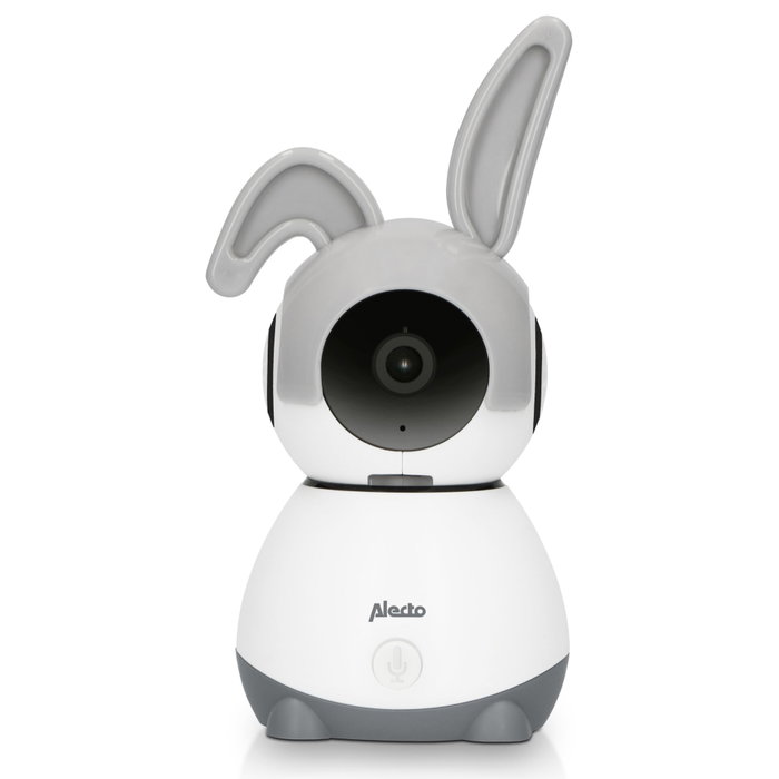 Alecto Monitor de Bebé Wi-Fi con Cámara, Blanco/Gris