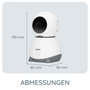 Alecto Monitor de Bebé Wi-Fi con Cámara, Blanco/Gris