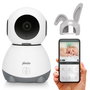 Alecto Monitor de Bebé Wi-Fi con Cámara, Blanco/Gris