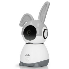 Alecto Monitor de Bebé Wi-Fi con Cámara, Blanco/Gris