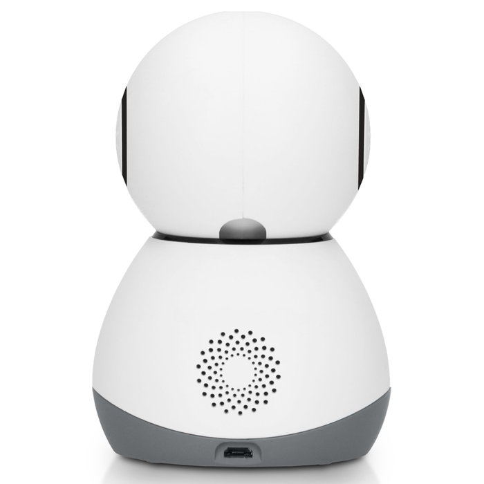 Alecto Monitor de Bebé Wi-Fi con Cámara, Blanco/Gris