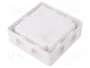 FIBOX Caja de conexiones con membrana blanca IP65