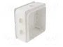 FIBOX Caja de conexiones con membrana blanca IP65