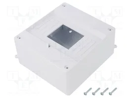 ELEKTRO-PLAST NASIELSK Carcasa MINI para aparatos modulares, 6 módulos, blanca