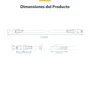 StarTech Cable Ethernet Cat8 Blanco 12m Snagless S/FTP