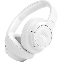 JBL Auriculares Inalámbricos Tune 770NC/ JBLT770NCWHT con Micrófono, Bluetooth 5.3, Cancelación de Ruido Adaptativa, Sonido Pure Bass, Blancos