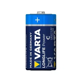 Varta 04914121111 / 04914 121 111 Pila Alcalina Baby C High Energy Bulk, 1 unidad, 1.5V, Tecnología Alcalina de Manganeso