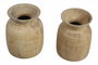 DKD Home Decor Jarrón de Madera Nepal Surtido Natural