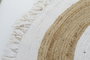 DKD Home Decor Alfombra Kaula Tropical Marron Beige 200 x 200 cm