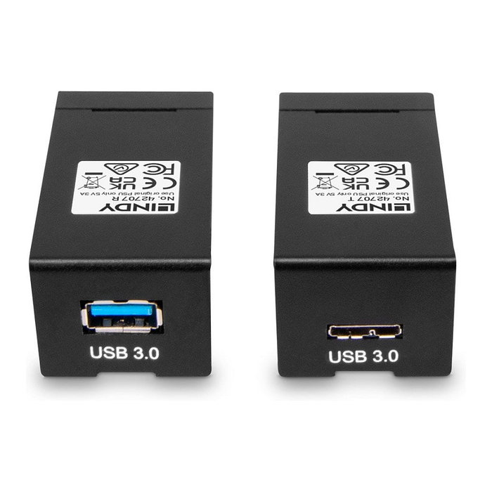 Lindy 42707 Extensor USB 3.1 / 3.0 por Fibra Óptica LWL 400 m