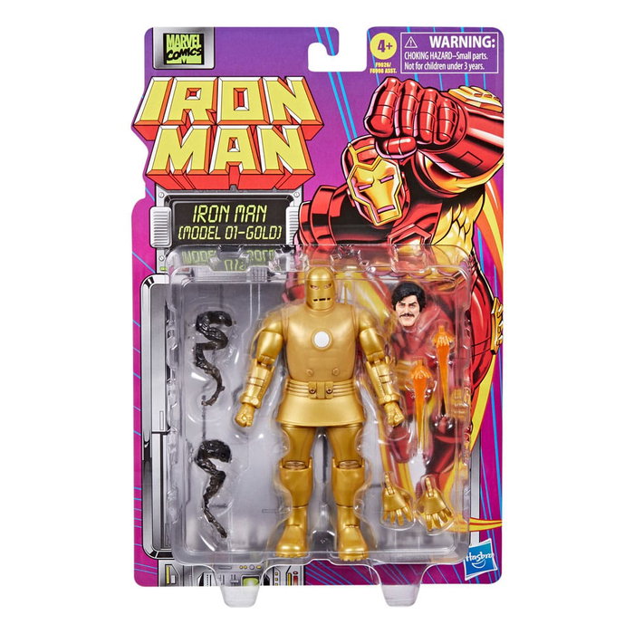 Hasbro Marvel Legends Iron Man Figura (Model 01-Gold) 15 cm