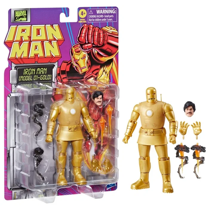 Hasbro Marvel Legends Iron Man Model 01-Gold 15 cm Hasbro Marvel Legends Iron Man Model 01-Gold 15 cm