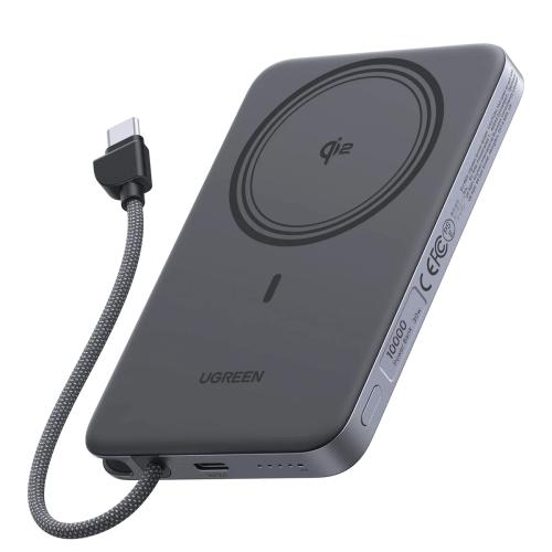UGREEN MAGFLOW NEXODE AIR 10000mAh Negro Delgado UGREEN MAGFLOW NEXODE AIR 10000mAh Negro Delgado