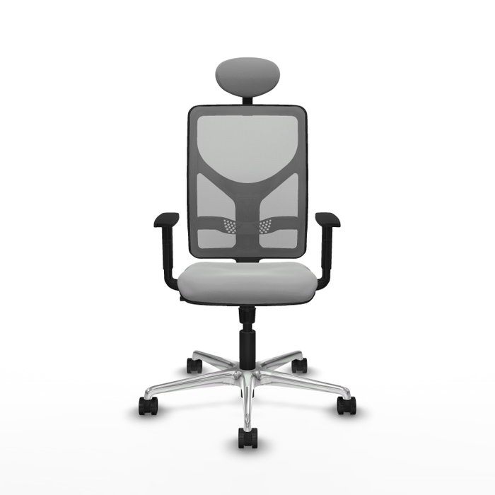 PIQUERAS Y CRESPO Silla de oficina Motilla con mecanismo Sincro, Gris