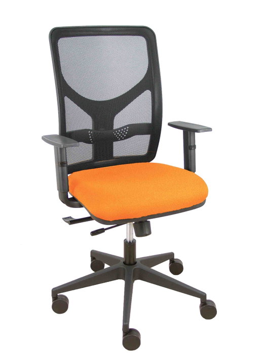 PIQUERAS Y CRESPO Silla de oficina Motilla Naranja y Negro PIQUERAS Y CRESPO Silla de oficina Motilla Naranja y Negro