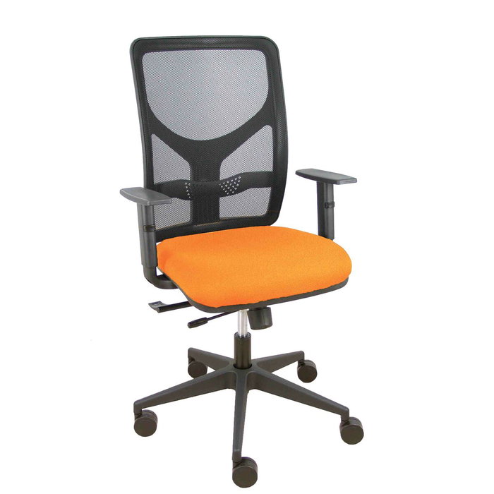 PIQUERAS Y CRESPO Silla de oficina Motilla Naranja y Negro PIQUERAS Y CRESPO Silla de oficina Motilla Naranja y Negro