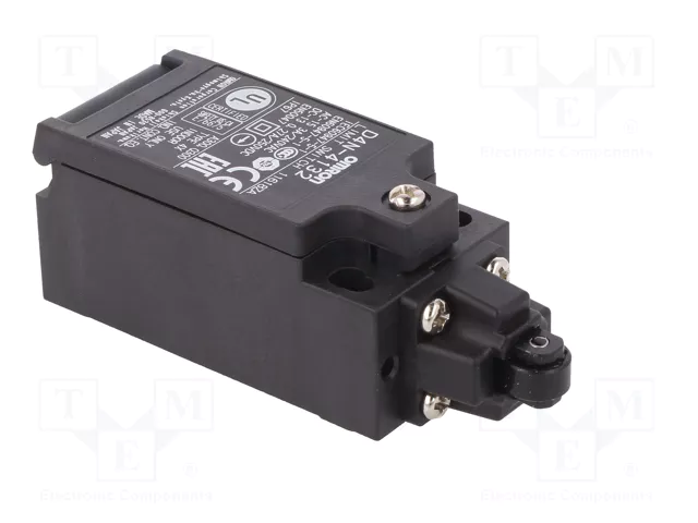 OMRON D4N-4132 Interruptor de fin de carrera con roldana de plástico de Ø9,5mm