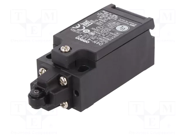 OMRON D4N-4132 Interruptor de fin de carrera con roldana de plástico de Ø9,5mm