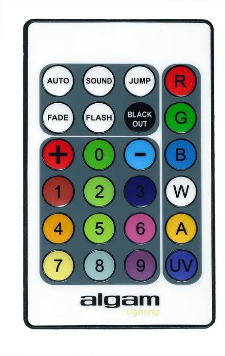 Algamlight Foco Proyector Led 5X10W 4 En 1 Rgbw Slim