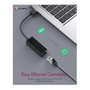 ICY BOX IB-AC501a Adaptador USB 3.2 Gen1 a Gigabit Ethernet Negro