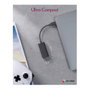 ICY BOX IB-AC501a Adaptador USB 3.2 Gen1 a Gigabit Ethernet Negro