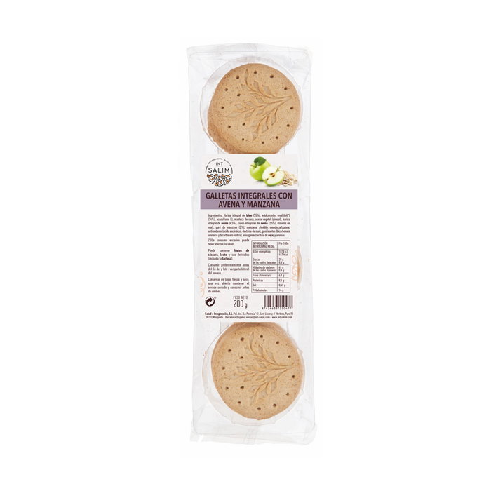 INT SALIM Galletas de Avena y Manzana 220g