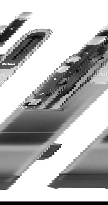 Ninja K32006EU Set de 6 Piezas Taco con Afilador Integrado, 5 Cuchillos, Tijeras Ninja Foodi de Acero Inoxidable Alemán Forjado