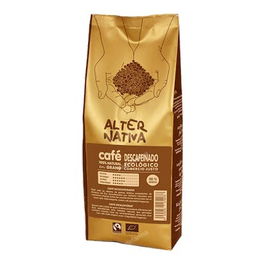 ALTERNATIVA 3 Cafe Descafeinado Grano 500 Gr Bio Tueste Natural Arabica America Sur Comercio Justo