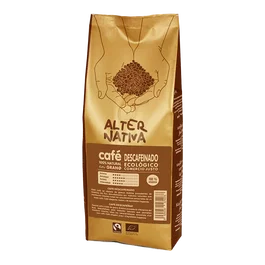 ALTERNATIVA 3 Cafe Descafeinado Grano 500 Gr Bio Tueste Natural Arabica America Sur Comercio Justo