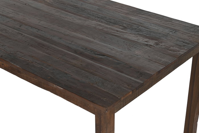 DKD Home Decor Mesa Comedor Natural Madera Reciclada 100 x 76 x 200 cm