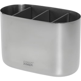 Joseph Joseph EasyStore Luxe Porta Cepillos de Dientes Grande de Acero Inoxidable