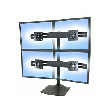 Ergotron DS100 Quad Monitor Desk Stand Negro Ergotron DS100 Quad Monitor Desk Stand Negro
