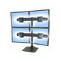 Ergotron DS100 Quad Monitor Desk Stand Negro