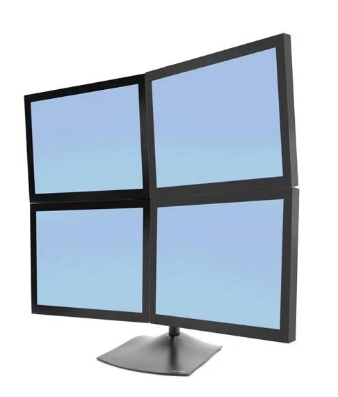 Ergotron DS100 Quad Monitor Desk Stand para 4 Monitores de 24 pulg.