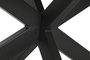 DKD Home Decor Mesa de Centro Metal y Mango Natural y Negro 130x70x45