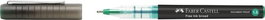 Faber-Castell Free Ink Bolígrafo de tinta líquida punta ancha 1,5 mm Verde (Set de 12)