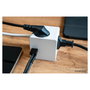 Kabelmeister Cubo de enchufes 3-fach USB-C USB-A, blanco, 2m